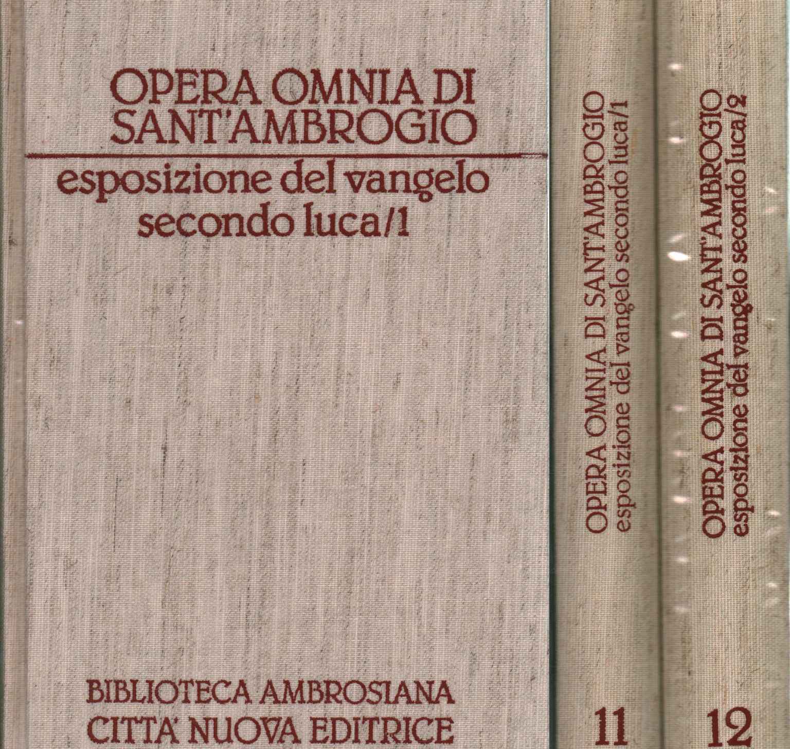 Ópera Omnia de Sant'Ambrogio. O
