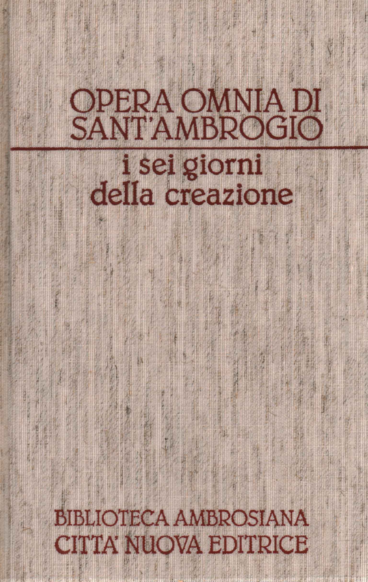 Opera Omnia di Sant'Ambrogio. O