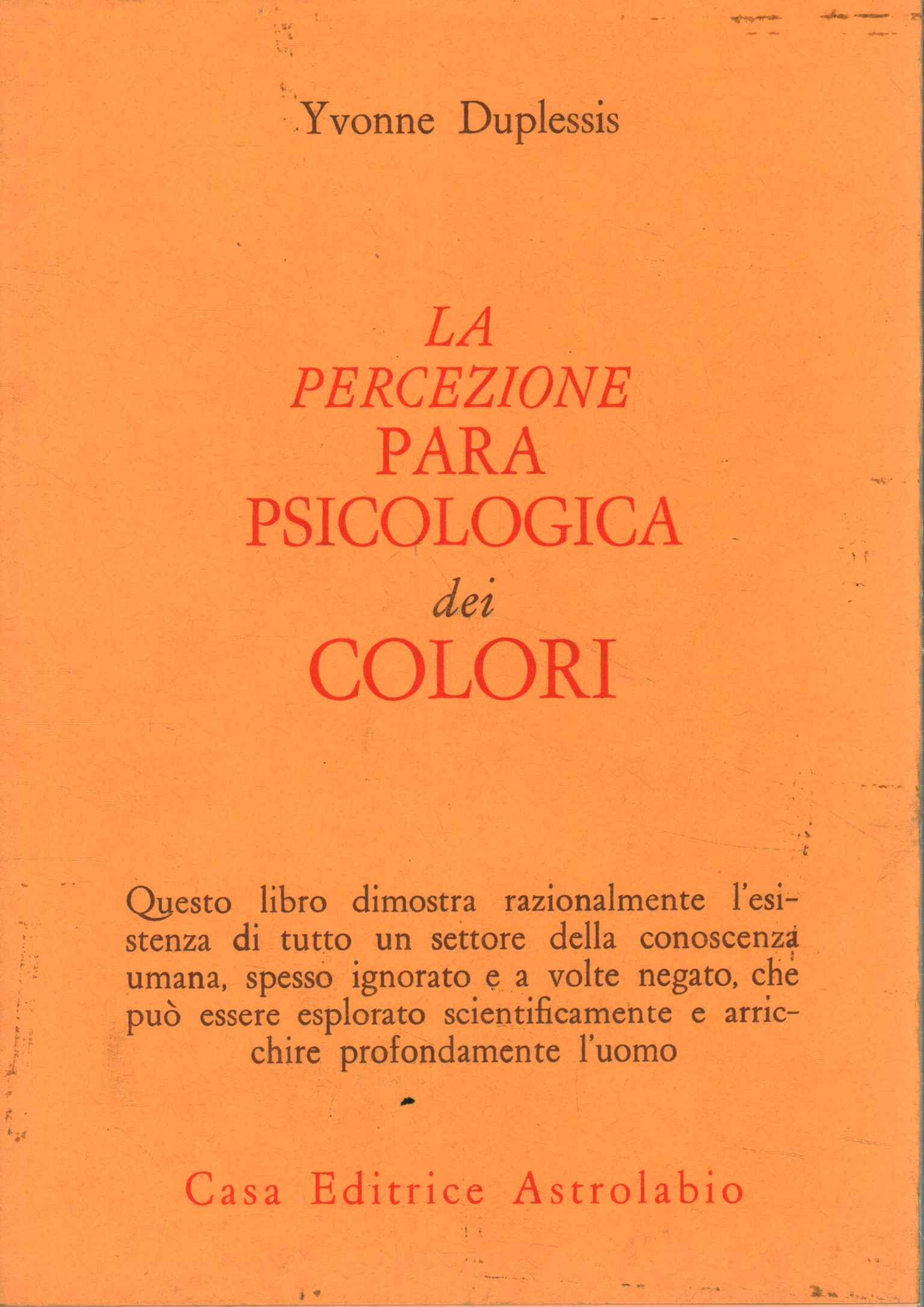 The parapsychological perception of colors