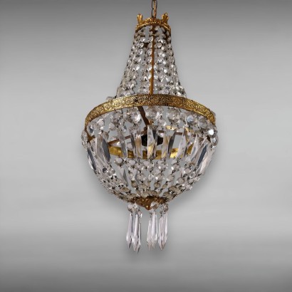 Lámpara de araña estilo globo aerostático estilo imperio