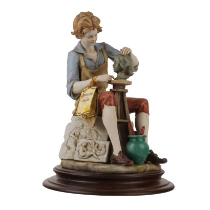 Antique Sculpture L. Giorgio Benacchio for Triade Capodimonte '900