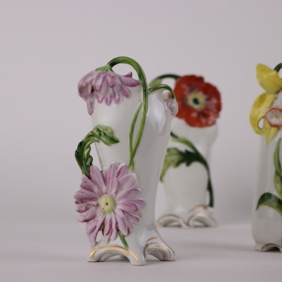 Group of Six Porcelain Vases by