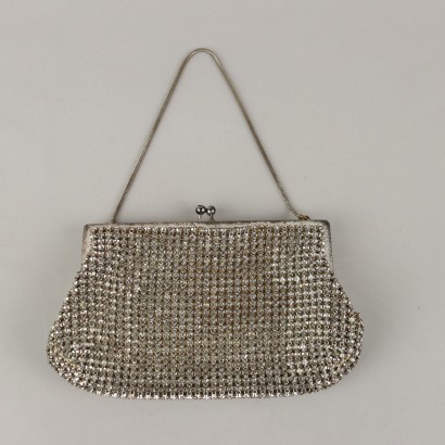 Vintage-Handtasche mit Strasssteinen