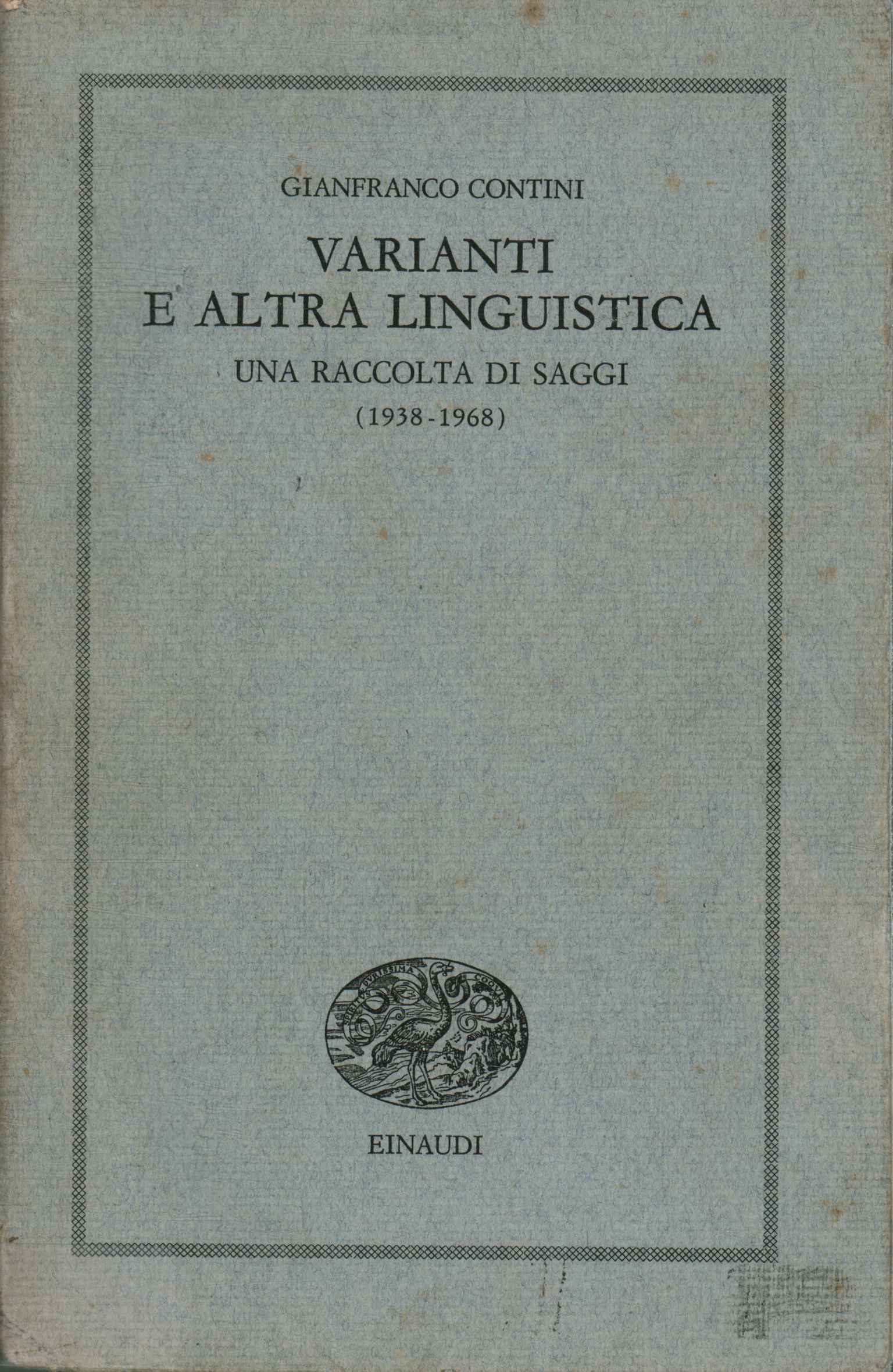 Varianti e altra linguistica