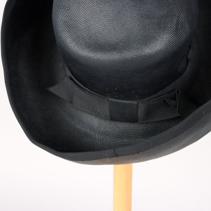Chapeau noir vintage Gallia Peter