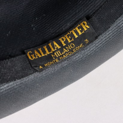Gallia Peter Vintage Schwarzer Hut