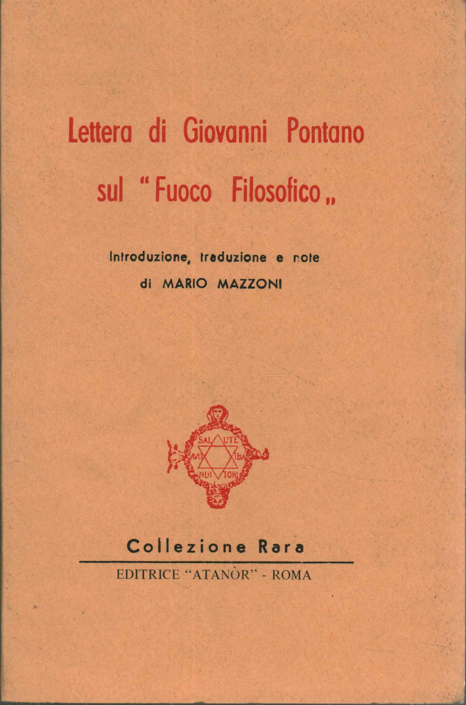 Brief von Giovanni Pontano in Flammen