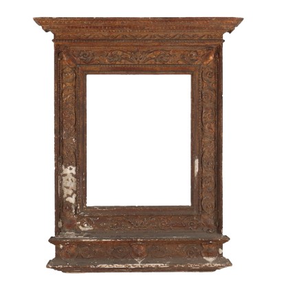 Antique Renaissance Style Frame Gilded Wood Italy XX Century