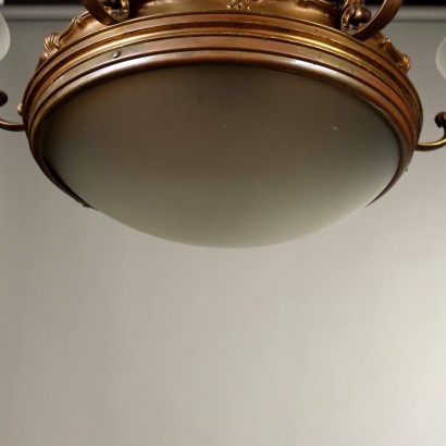 Lampadario in Ottone