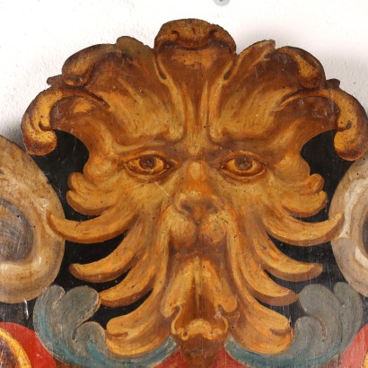 Großes barockes Wappen der Familie Pasqui