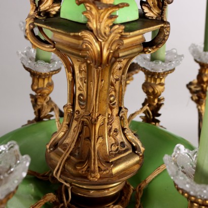 Lustre Napoléon III en Bronze Doré