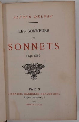 Les sonneurs de sonnets 1540-1866