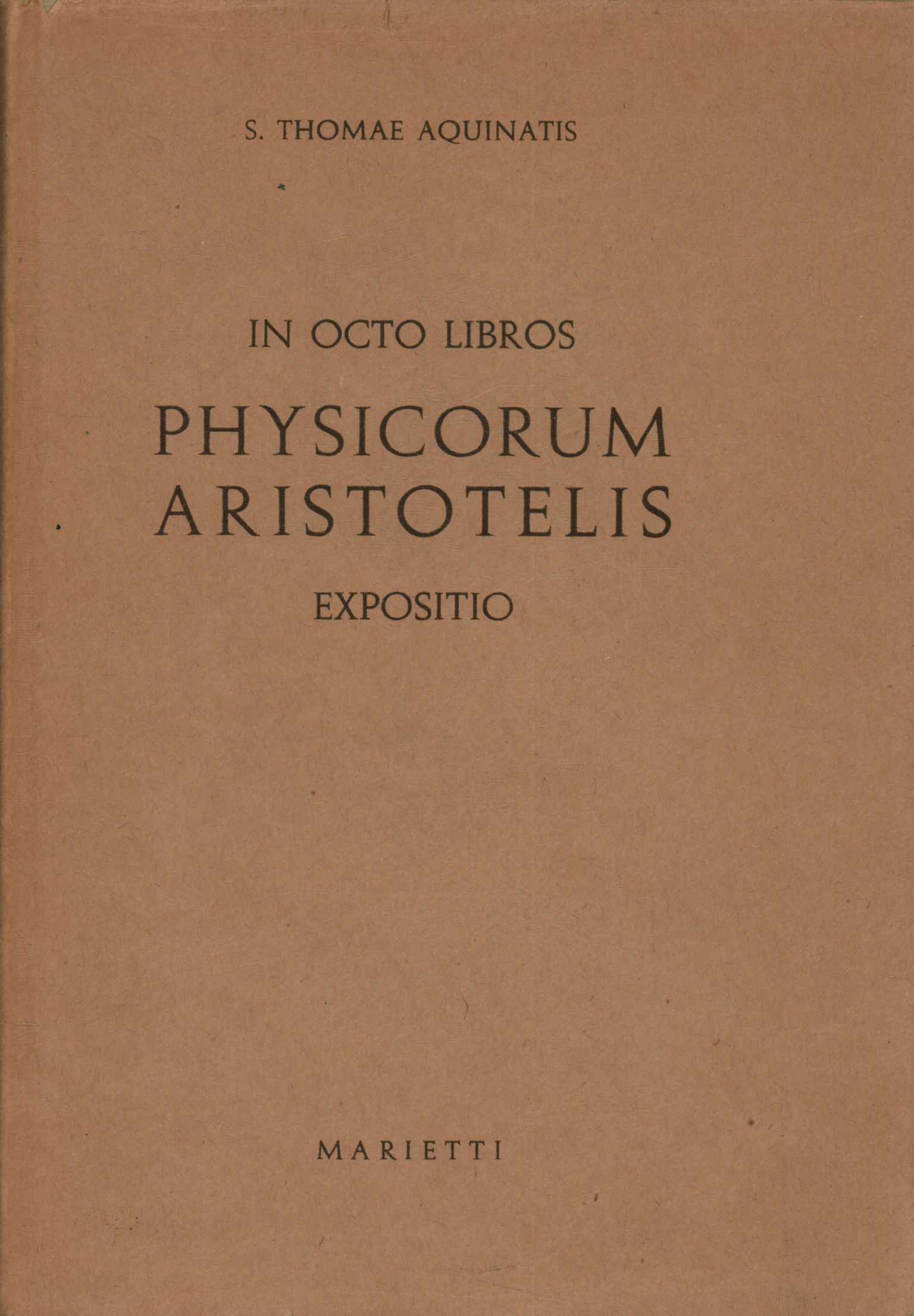 En octo libros Physicorum Aristotelis ex
