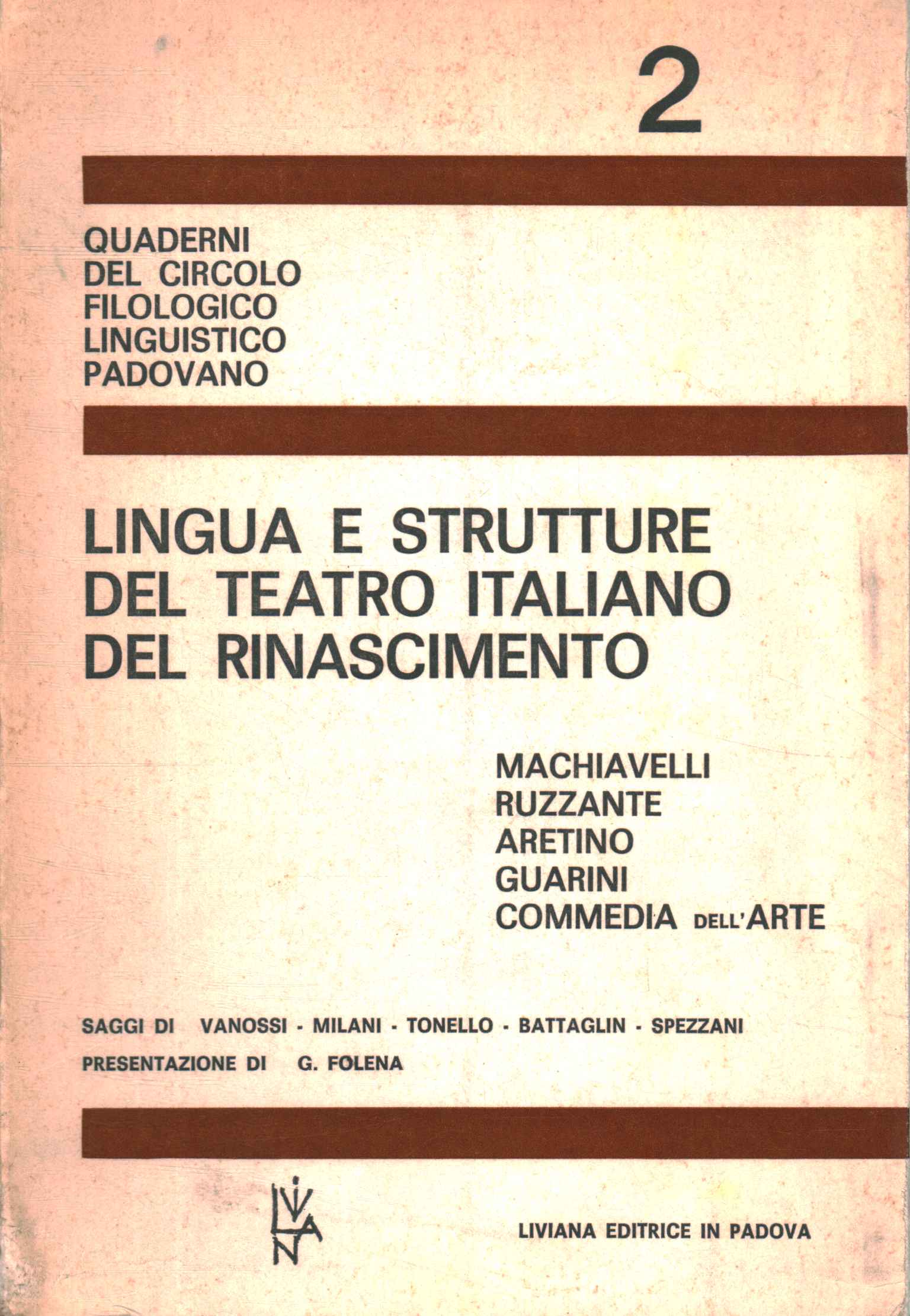 Sprache und Strukturen des italienischen Theaters%2,Sprache und Strukturen des italienischen Theaters%2
