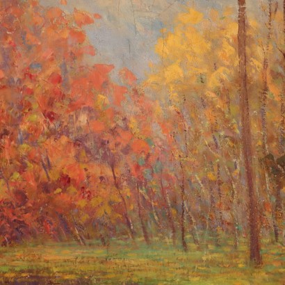 Painting Forest landscape