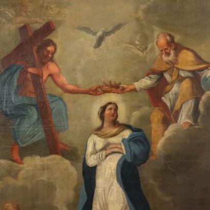 Tableau Couronnement de la Vierge,Le Couronnement de la Vierge