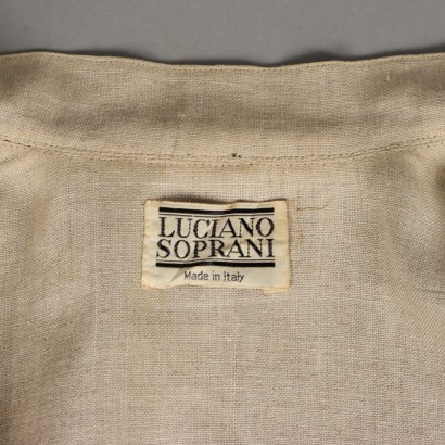 Luciano Soprani Chaqueta de lino vintage