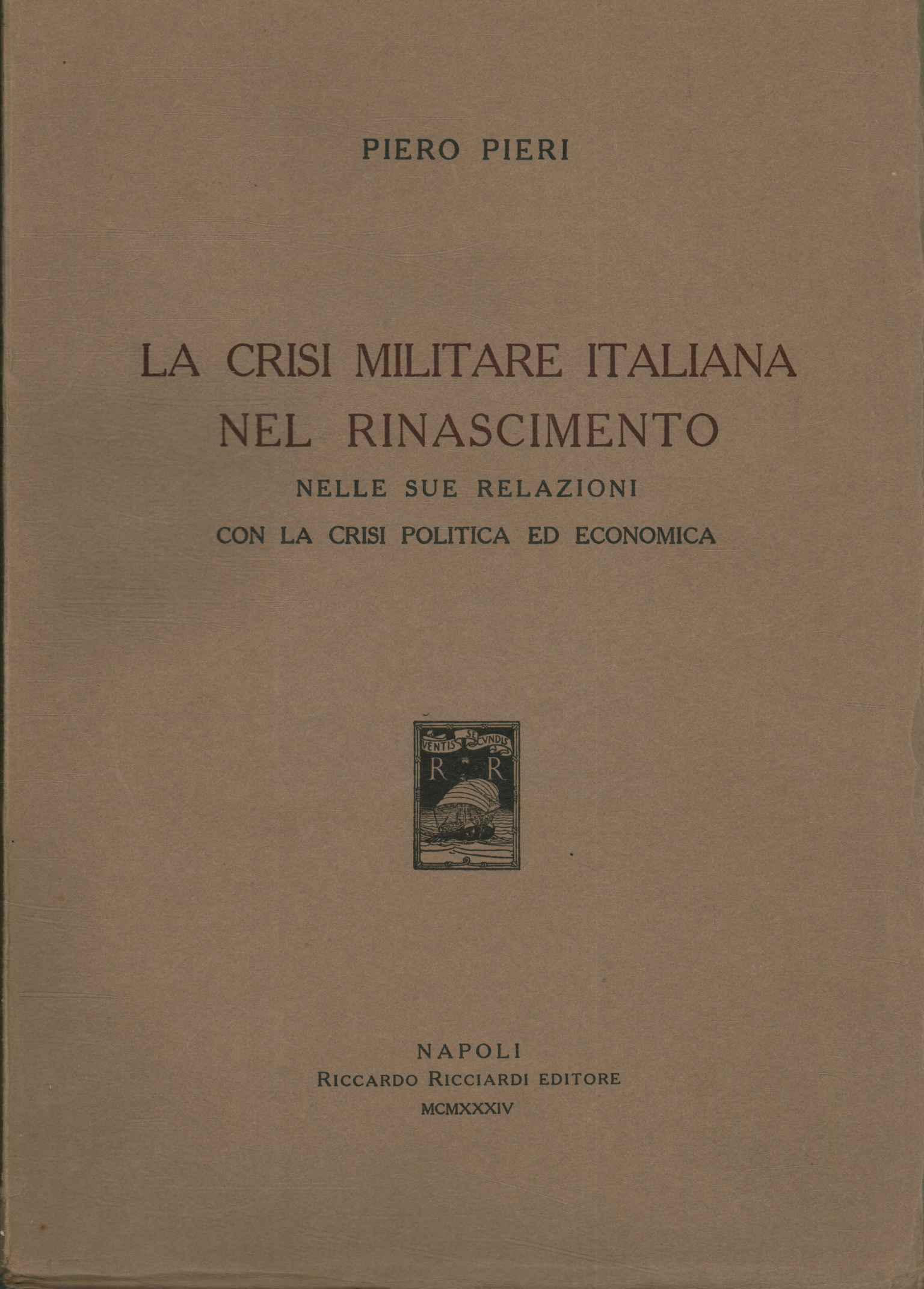 La crisi militare italiana nel Rinascime