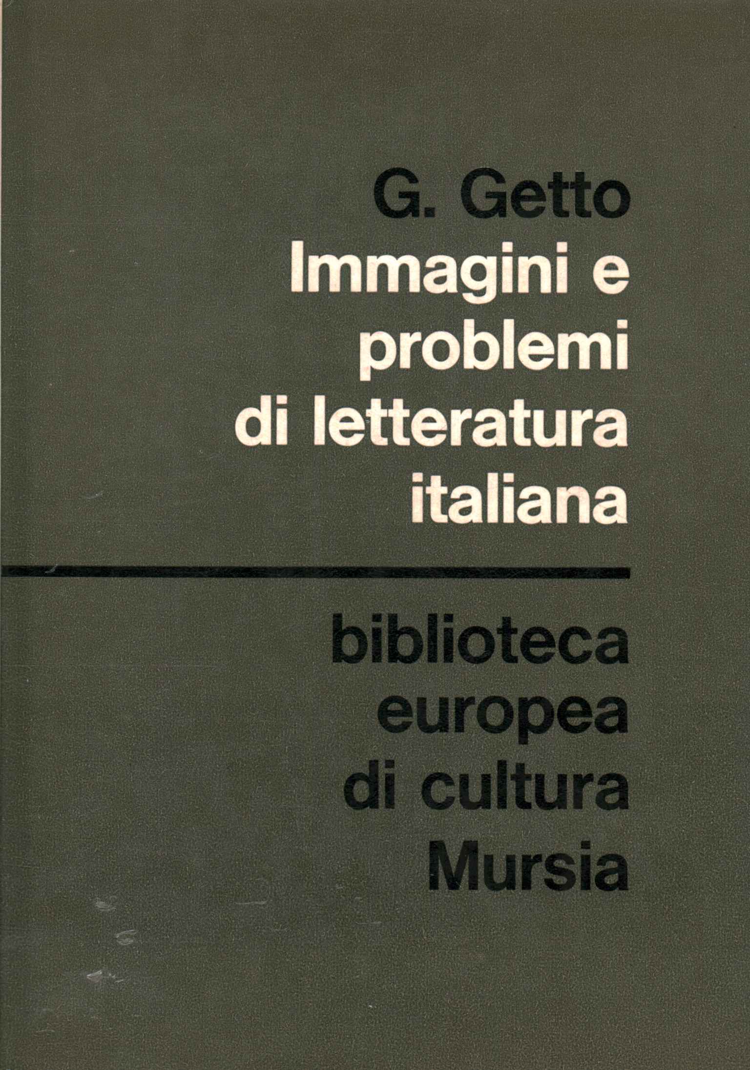 Bilder und Probleme der italienischen Literatur