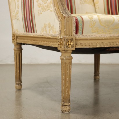 Bergère Armchair in Neoclassical Style