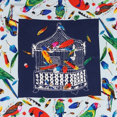 Karl Lagerfeld Parrot Scarf