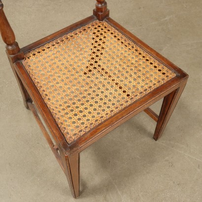 Group of 6 chairs, Group of Neoclassical Walnut Chairs