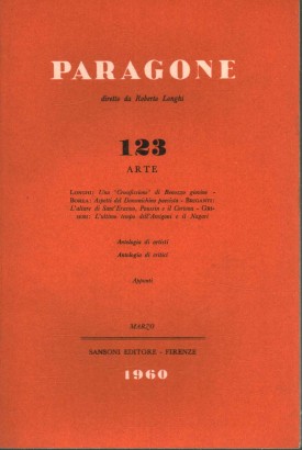 Paragone. Arte (Anno XI, Numero 123, bimestrale, marzo 1960)
