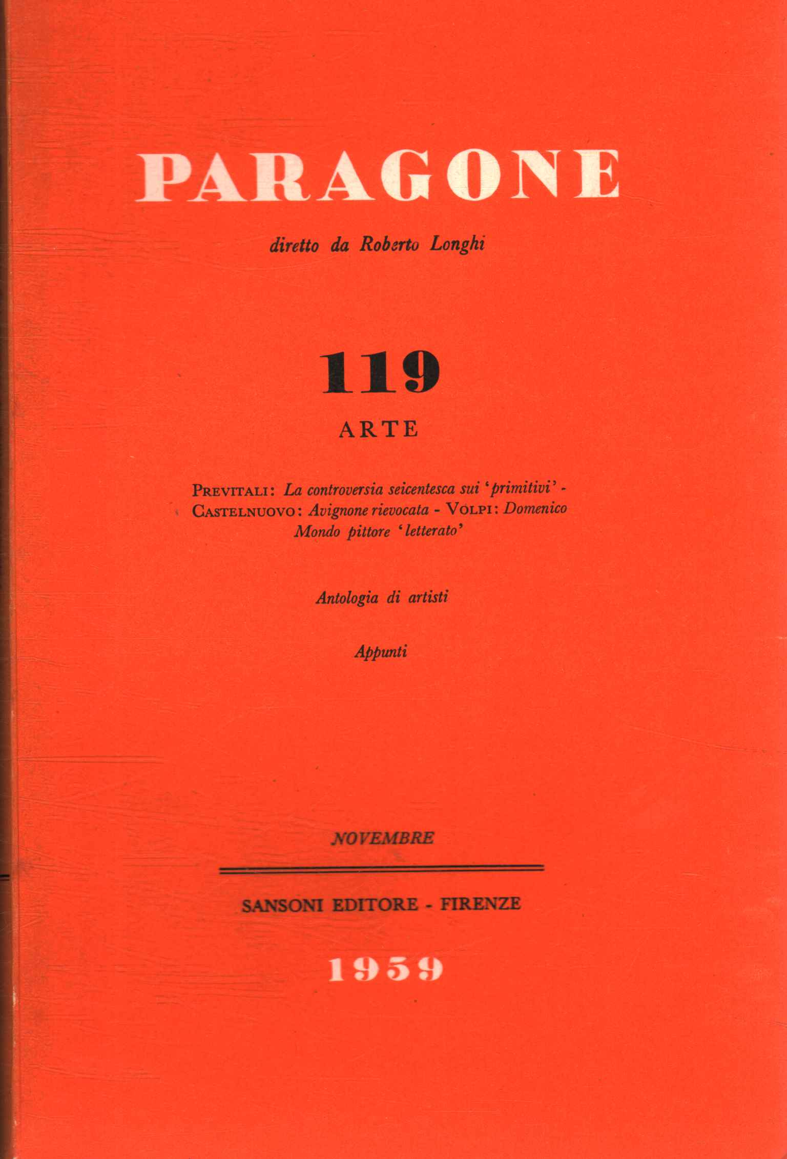 Paragone Arte (Jahr