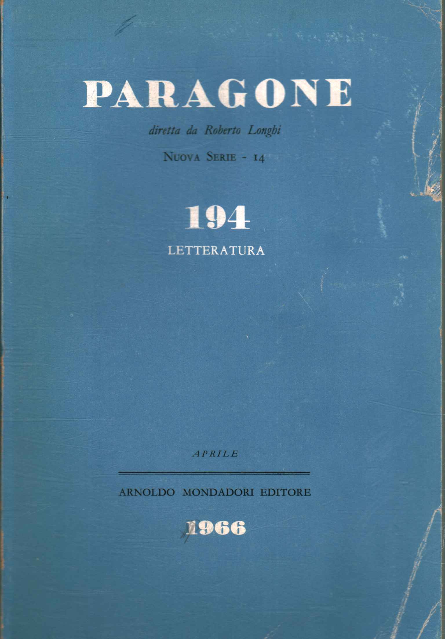 Paragone. Letteratura (Anno XVII Numero%2,Paragone. Letteratura (Anno XVII Numero%2