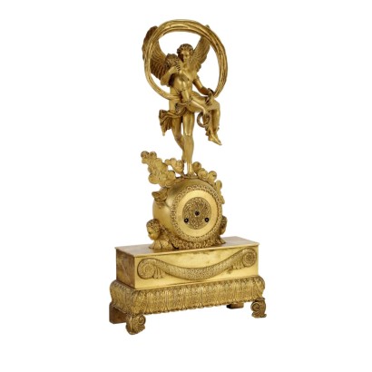 Horloge d'Appui Ancien en Bronze France du XIXe Siècle