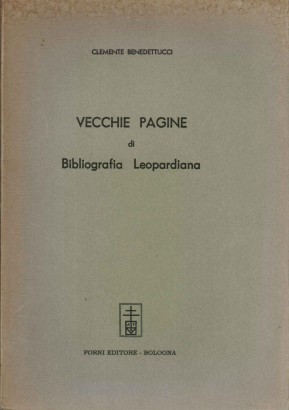 Vecchie pagine di Bibliografia Leopardiana