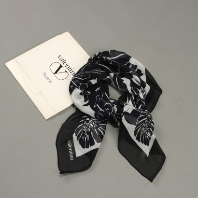 Foulard Valentino Vintage N/B