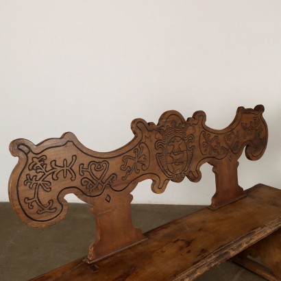 bench,Baroque Walnut Bench