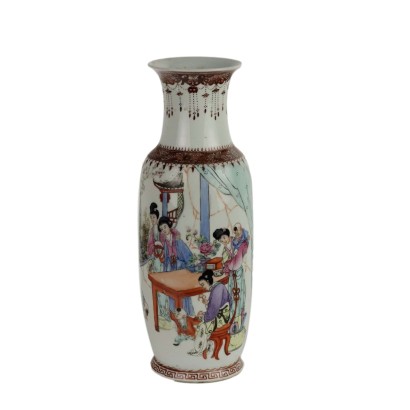 Antiker Vase aus Porzellan China Zeit der Republik XX Jhd