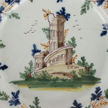 Piatto in Maiolica Manifattura di Pavia