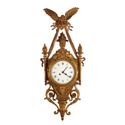 Gilded Bronze Pendulum Wall Clock