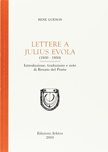 Lettres de Julius Evola