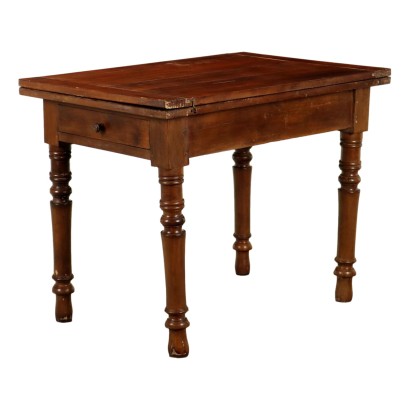 Portfolio Table in Antique Wood