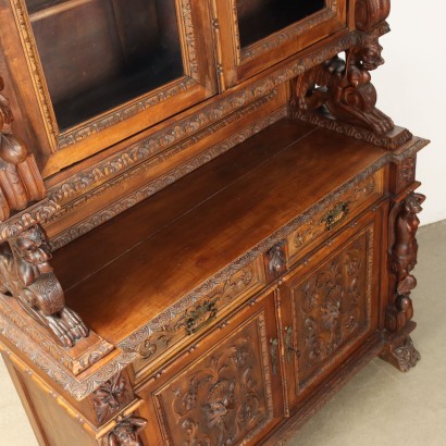 Credenza Neorinascimento Doppio Corpo