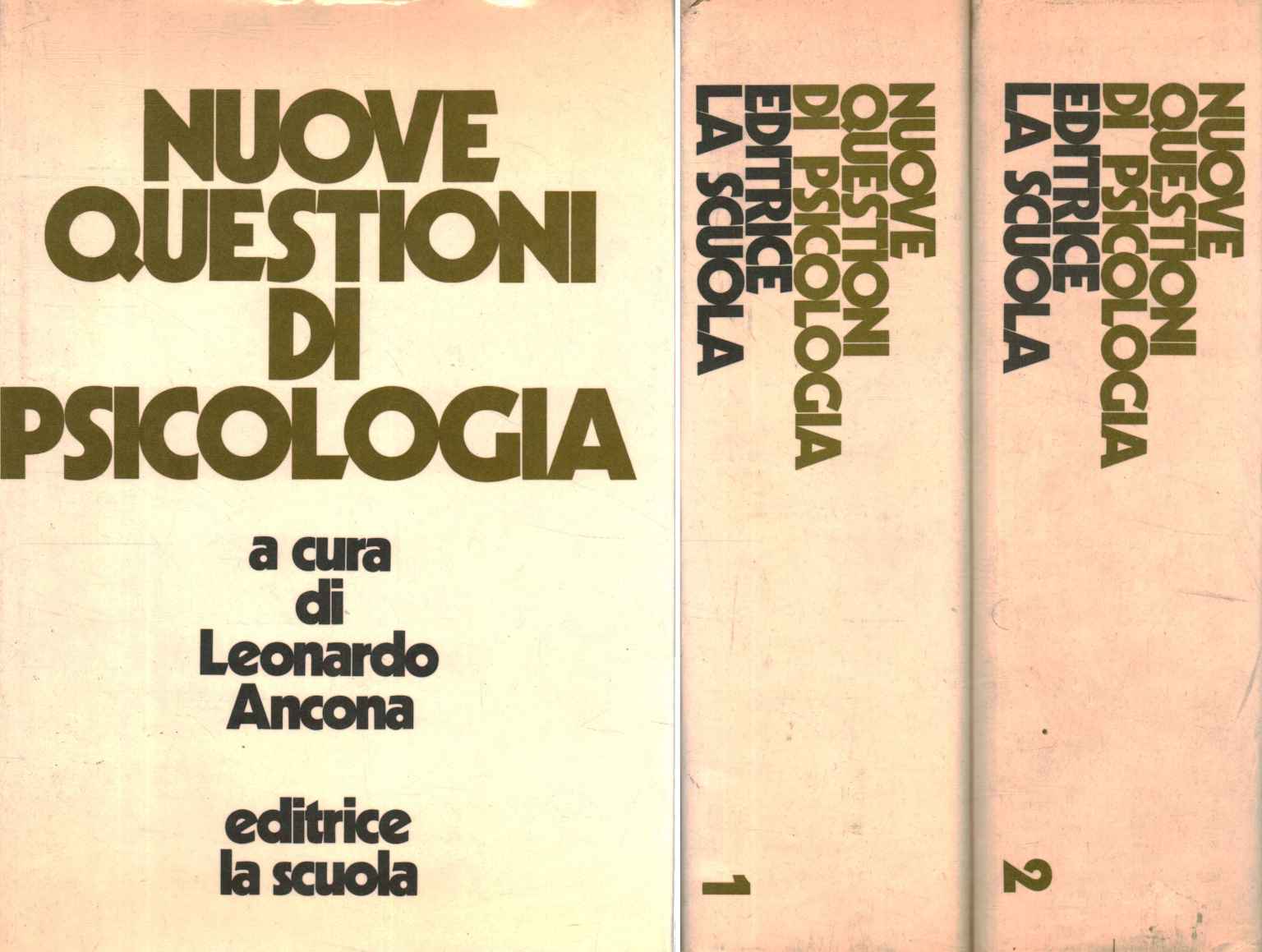 Nuove questioni di psicologia (2 Volumi)