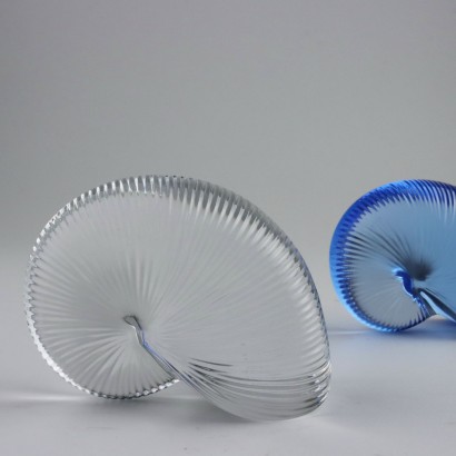 Paire de Coquillages Nautilus en Cristal