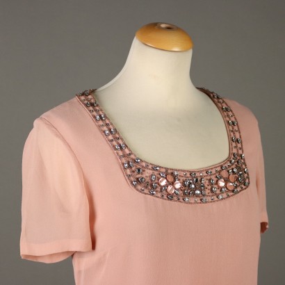 Luisa Spagnoli Pink Silk Blouse