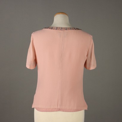 Luisa Spagnoli Pink Silk Blouse