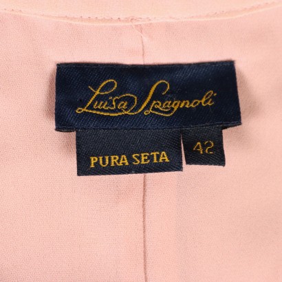 Luisa Spagnoli Pink Silk Blouse