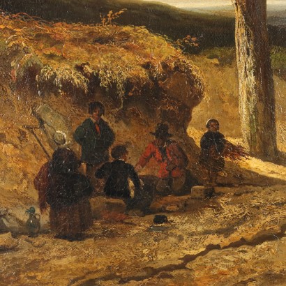 Peinture de Felix Bovie,Paysage avec chasseurs à cheval,Felix Bovie,Felix Bovie,Felix Bovie,Felix Bovie,Felix Bovie,Felix Bovie