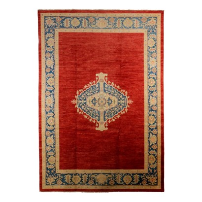 Antiker Herat Teppich Baumwolle Feiner Knoten Iran 361 x 249 cm