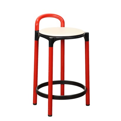 Vintage Kartell Hocker Design Anna Castelli Italien der 80er Jahre