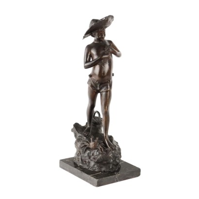 Sculpture Ancienne Bronze Giovanni Varlese Italie XXe Siècle