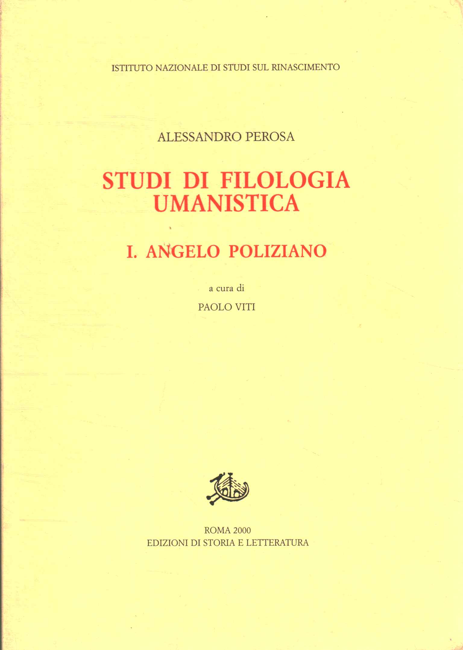 Studium der Humanistischen Philologie. Angelo Po