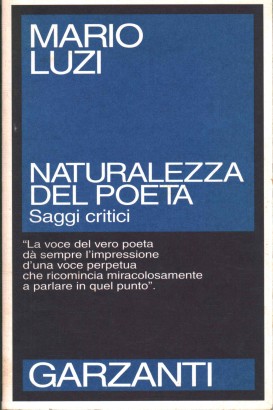 Naturalezza del poeta